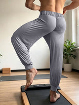Men's Vintage Casual Soft Draped High-Elastic Loose Yoga Harem Jogger Pant SKUL70419