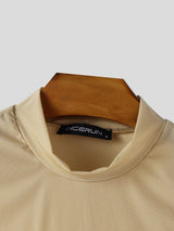 Men's Solid Color Sheer Bodysuit SKUL42441