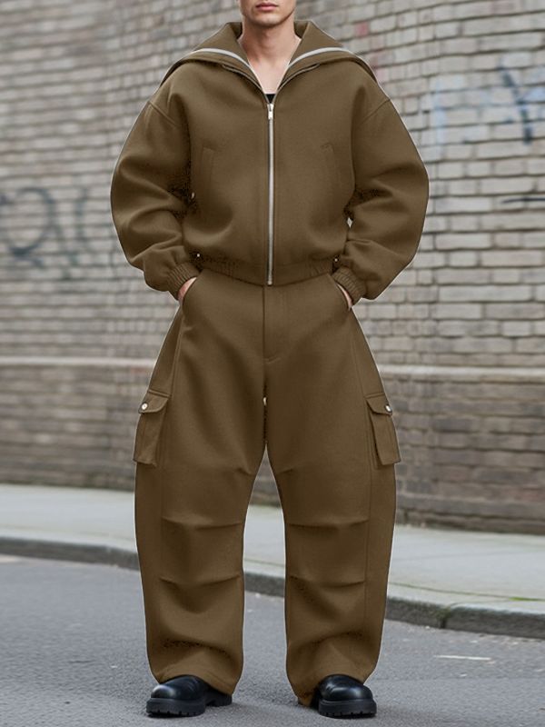 Men's Star Print Shawl Long Sleeve Jacket SKUL43731