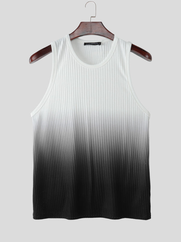 Men's Gradient Color Casual Tank SKUL17048
