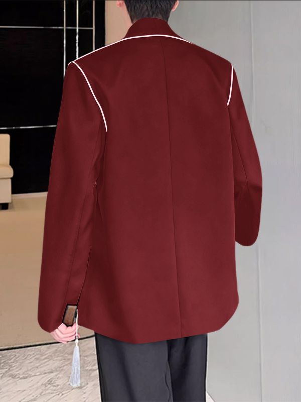 Men's New Chinese Style Frog Button Long Sleeve Cardigan SKUL37172