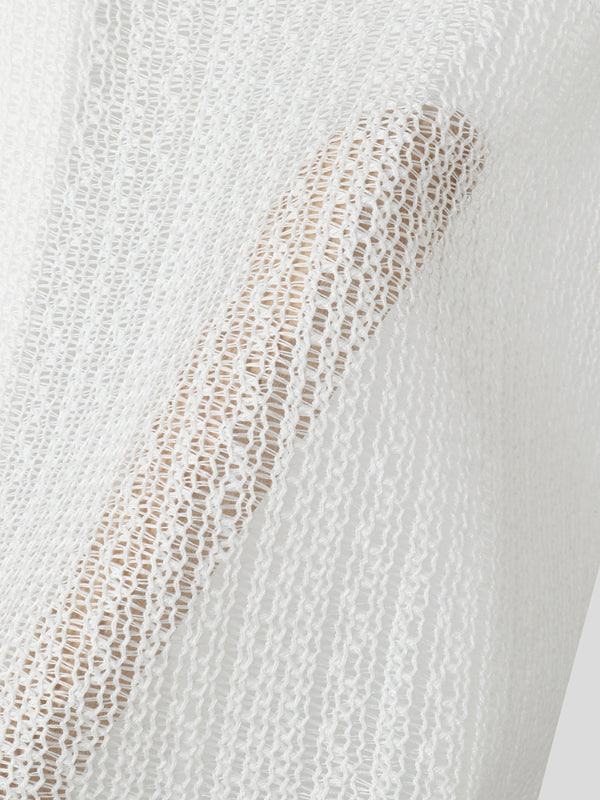 Men's Knit Hollow Short Sleeve Shirt SKUL04301