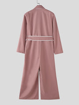 Men's Contrast Line Oversized Jumpsuit SKUL50114