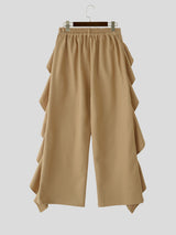 Men's Ruffled Patchwork Casual Pant SKUL29560