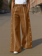 Men's Colorblock Textured Casual Pant SKUL26076