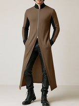 Men's Colorblock Half Zip Long Sleeve Cardigan SKUL30602