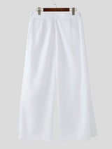 Men's Solid Pleated Layered Casual Pant SKUL16809