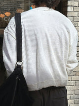 Men's Hollow Mesh Long Sleeve Shirt SKUL40091