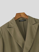 Men's Deconstructed Asymmetric Hem Casual Blazer SKUL41338