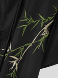 Mens Chinese Style Bamboo Embroidered Shirt SKUK14514