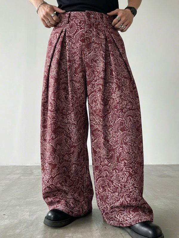 Men's Paisley Print Casual Pant SKUL50522