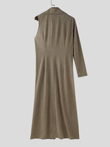 Mens Asymmetrical Design Lapel Casual Blazer SKUL24632