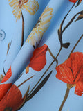 Mens Floral Print Revere Collar Short Sleeve Shirt SKUK51989