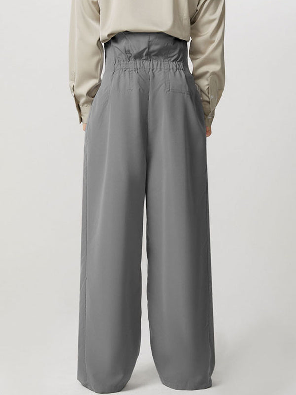 Mens Deconstructed Solid Cinched Waist Pant SKUK82427