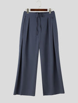Men's Tie Waist Wide Leg Casual Pant SKUL62060