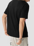 Mens Floral Patched Short Sleeve T-Shirt SKUK03377