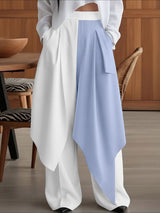 Men's Deconstructed Contrast Flap Patchwork Pant SKUL53023