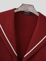 Men's Casual Sailor Collar Long Sleeve Shirt SKUL47803