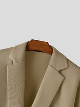 Men's Ribbon Patchwork Lapel Long Sleeve Hoodie SKUL43636