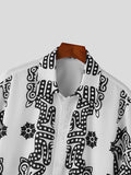 Mens Animal Print Casual Two Pieces Outfits SKUK44488
