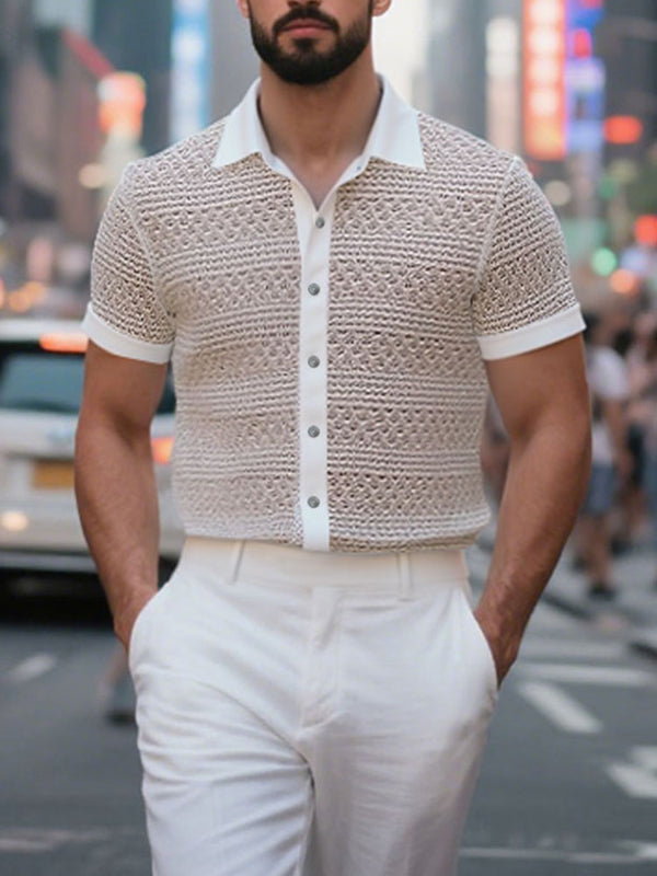 Men's Solid Texture Casual Tank SKUL20291