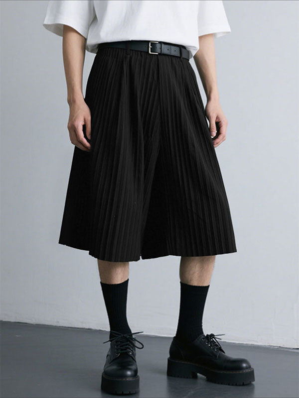 Men's Solid Texture Casual Short SKUL23771