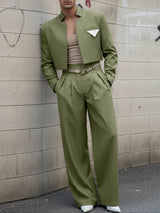 Men's Stripe High Waist Two Pieces Outfit SKUL46102