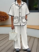 Men's Bold Outline Two Pieces Outfit SKUL15188
