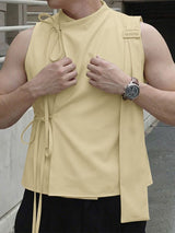 Men's Avant-Garde Crossover Side-Tie Tank SKUL59500