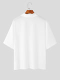 Mens Solid Casual Short Sleeve Golf Shirt SKUK47086