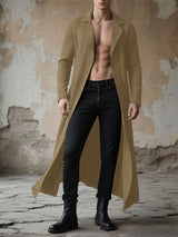 Men's Textured Ribbed Casual Long Sleeve Cardigan SKUL28093
