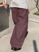 Men's Striped Wide Leg Casual Pant SKUL23663