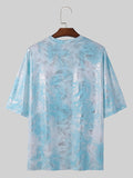 Mens Glitter Ombre Short Sleeve T-Shirt SKUK51055