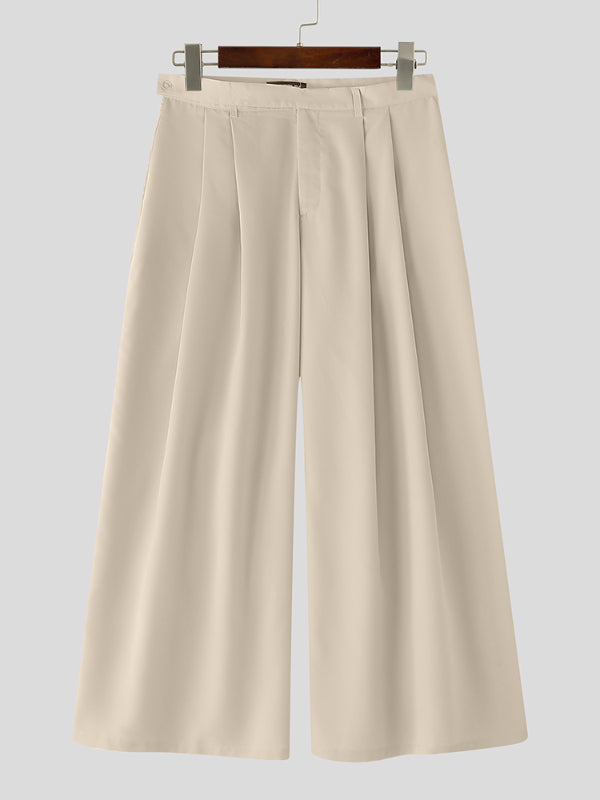 Mens Solid Color Minimalist Loose Casual Pant SKUL15581