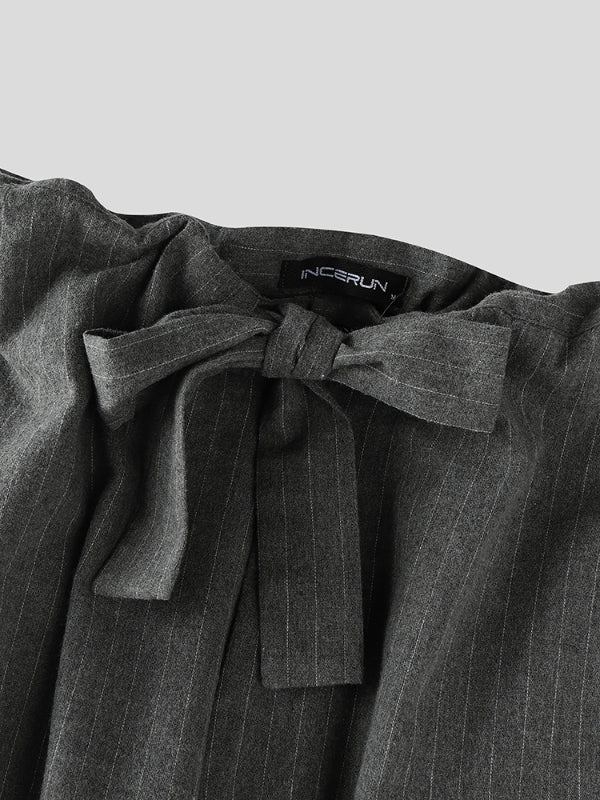 Men's Striped Loose Casual Pant SKUL24975