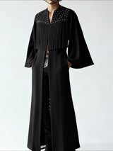 Men's Studded Tassel Flared Sleeve Cardigan SKUL47935