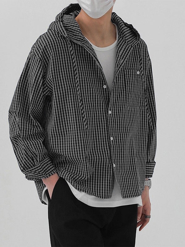 Men's Striped Casual Long Sleeve Shirt SKUL27350