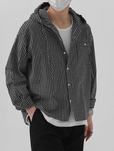 Men's Striped Casual Long Sleeve Shirt SKUL27350