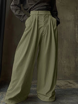 Mens Solid Color Minimalist Loose Casual Pant SKUL15581