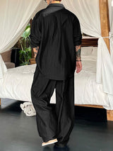 Men's Minimalist Casual Two Pieces Outfit SKUL30680