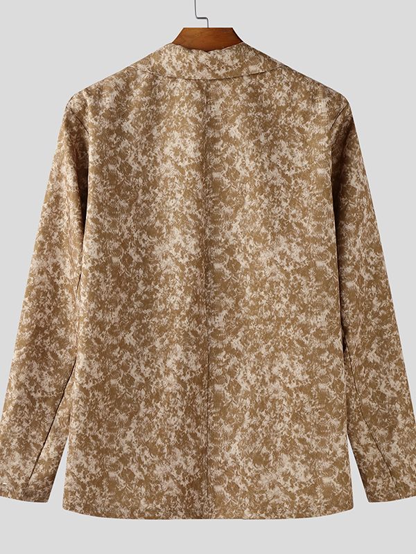 Men's Cut-Out Casual Long Sleeve Blazer SKUL30573