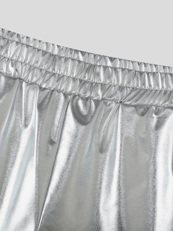 Mens Heart Cut-Out Glitter Casual Short SKUL18893