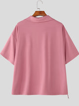 Men's Solid Simple Casual Two Pieces Outfit SKUL30703