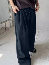 Mens Solid Color Textured Casual Pant SKUL18786