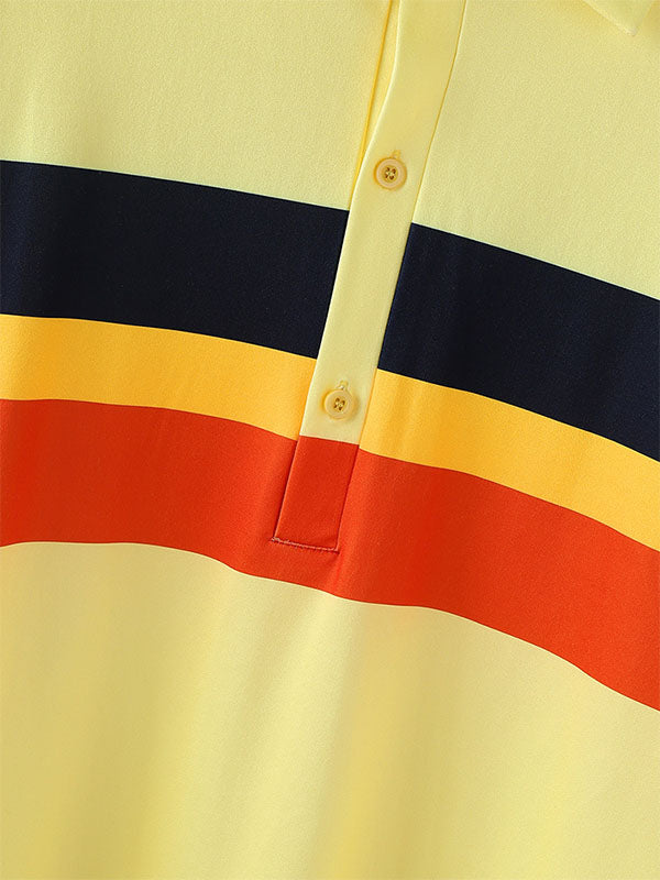 Men's Contrast Stripe Half Sleeve Shirt SKUL28481