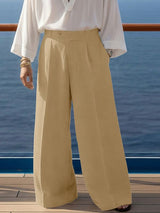 Men's Solid Color Minimal Loose Pant SKUL51931