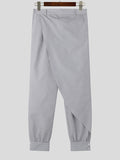 Mens Pinstripe Irregular Design Casual Pants SKUK46367