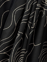 Men's Ripple Print Design Skirt SKUL48791