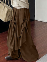 Men's Deconstructed Solid Color Pleated Pant SKUL45422