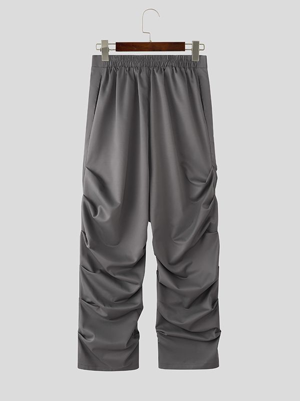 Men's Ruched Design Casual Pant SKUL51055